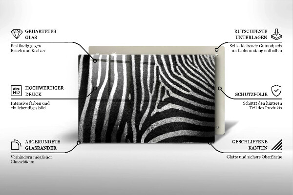 Deska do kuchni Paski zebra