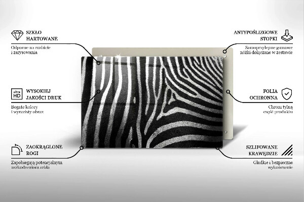 Deska do kuchni Paski zebra