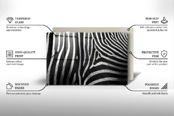Deska do kuchni Paski zebra