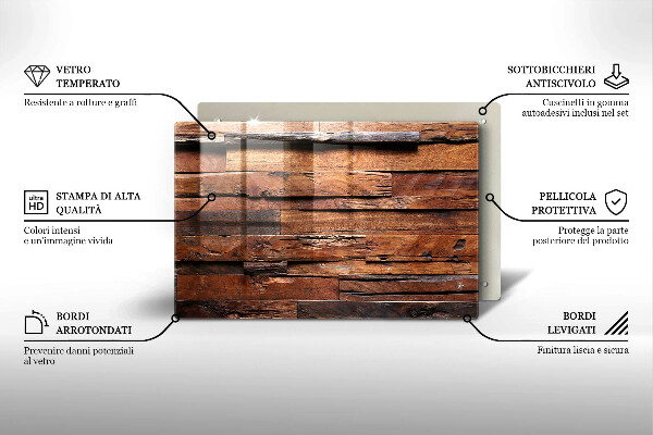 Deska do kuchni Ozdobne deski drewno