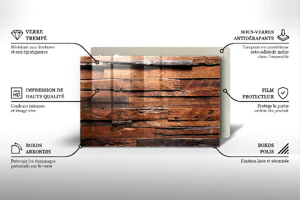 Deska do kuchni Ozdobne deski drewno