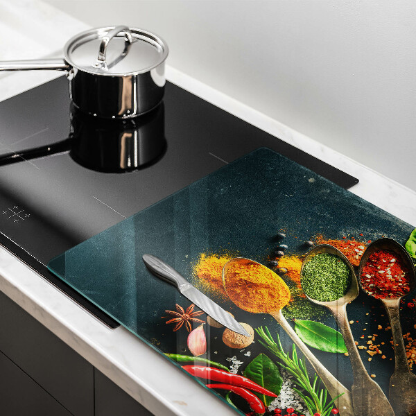 Deska do kuchni Kuchenne przyprawy łyżki