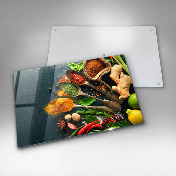 Deska do kuchni Kuchenne przyprawy łyżki