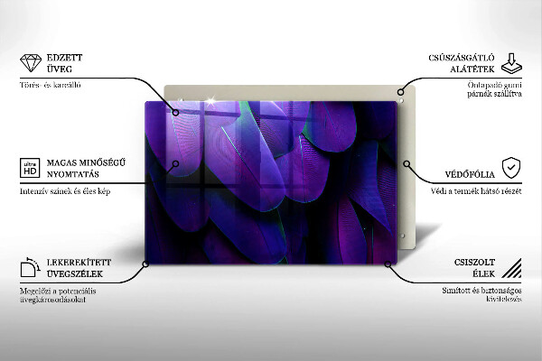 Deska do kuchni Neonowe pióra