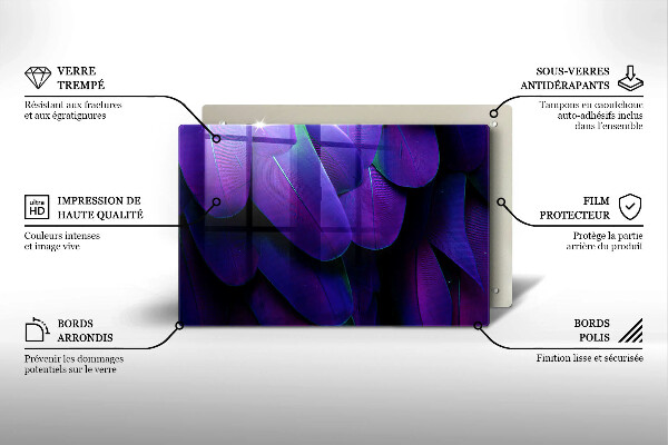 Deska do kuchni Neonowe pióra