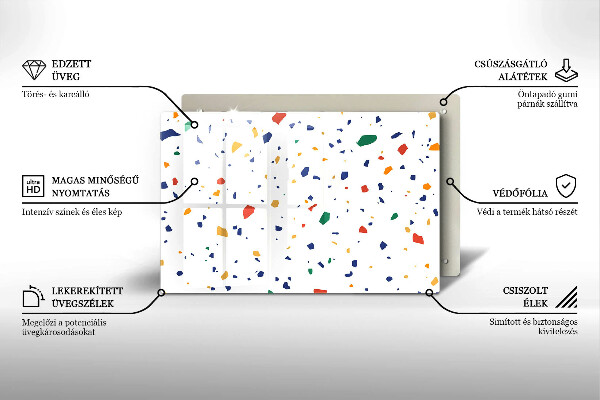 Deska do kuchni Kolorowy gres