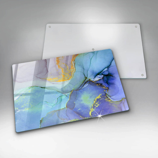 Deska do kuchni Pęknięty kamień złoto