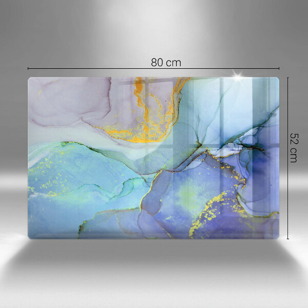 Deska do kuchni Pęknięty kamień złoto