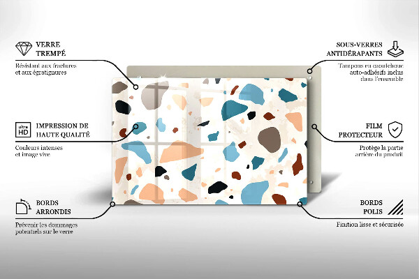 Deska do kuchni Kamień ozdobny gres