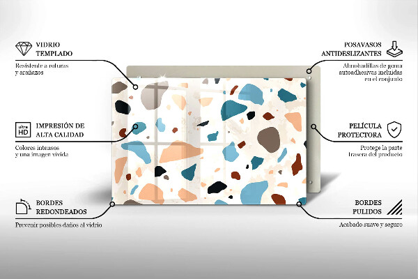 Deska do kuchni Kamień ozdobny gres