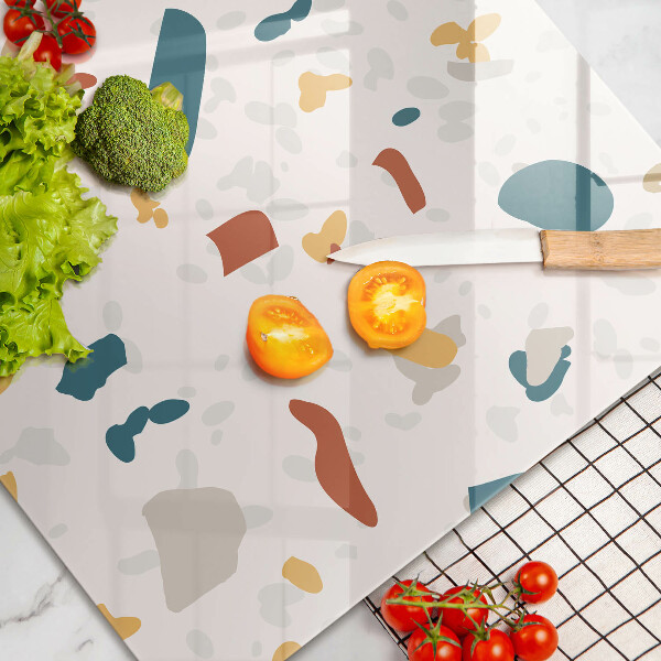 Szklana deska do kuchni Gres dekoracyjny kamień