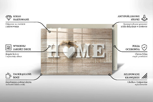 Deska do kuchni Deski i napis Home