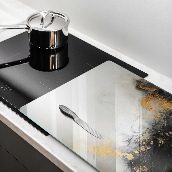 Deska do kuchni Abstrakcja ze złotem