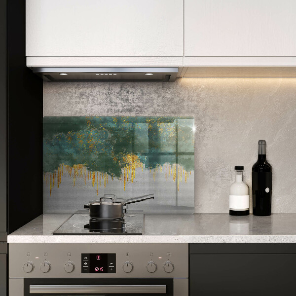 Deska do kuchni Abstrakcja ze złotem