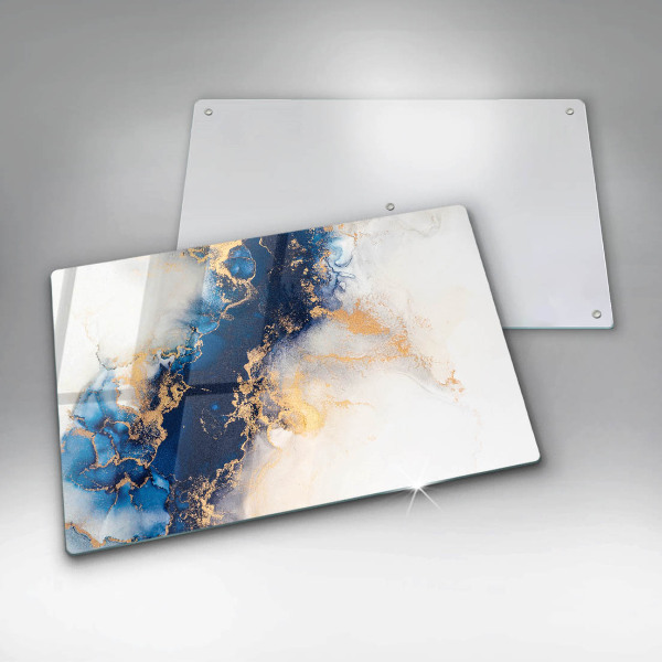 Deska do kuchni Abstrakcja z błękitem