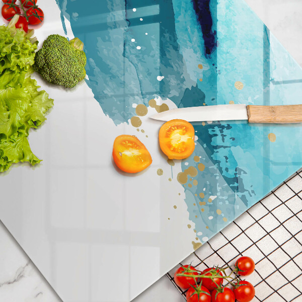 Deska do kuchni Niebieskie plamy