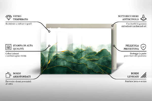 Deska do kuchni Abstrakcja natura