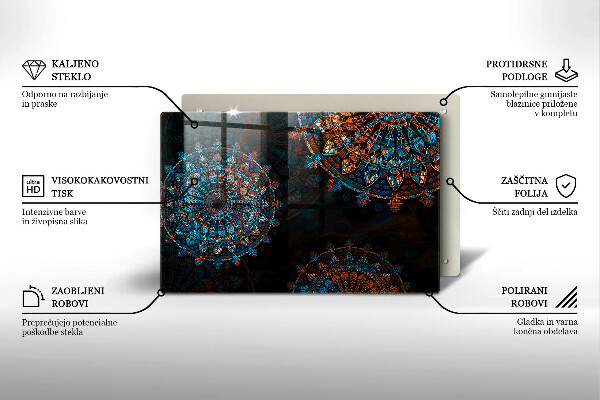 Deska do kuchni Boho vintage koła