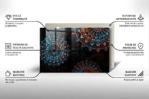 Deska do kuchni Boho vintage koła