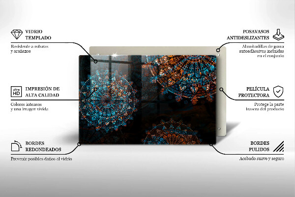 Deska do kuchni Boho vintage koła