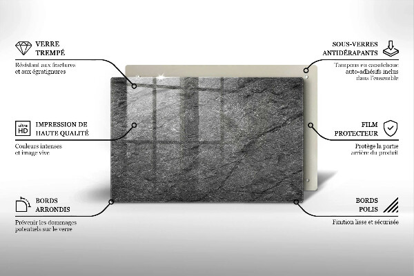 Deska do kuchni Tekstura kamień