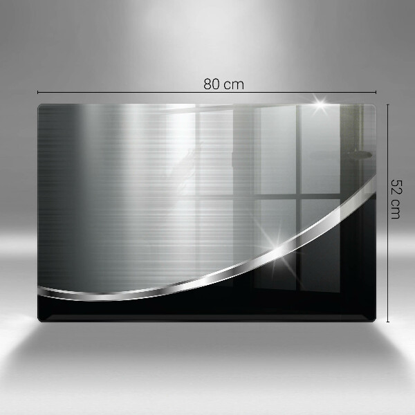 Deska do kuchni Abstrakcja z metalem