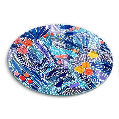 Deska kuchenna szklana Malowana łąka