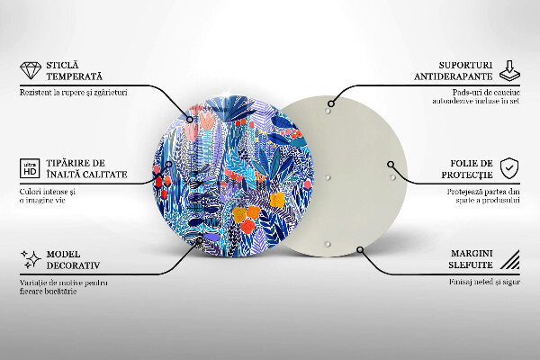 Deska kuchenna szklana Malowana łąka