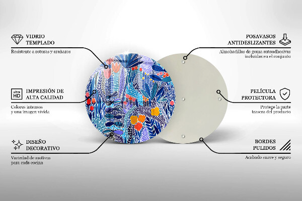 Deska kuchenna szklana Malowana łąka
