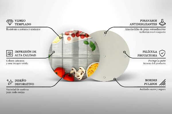 Deska kuchenna szklana Kuchnia jedzenie