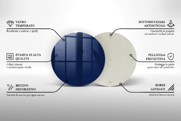 Deska kuchenna Kolor niebieski