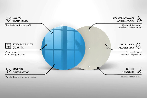 Deska kuchenna Kolor niebieski