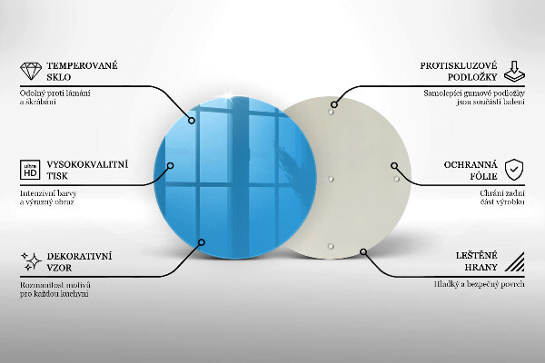 Deska kuchenna Kolor niebieski