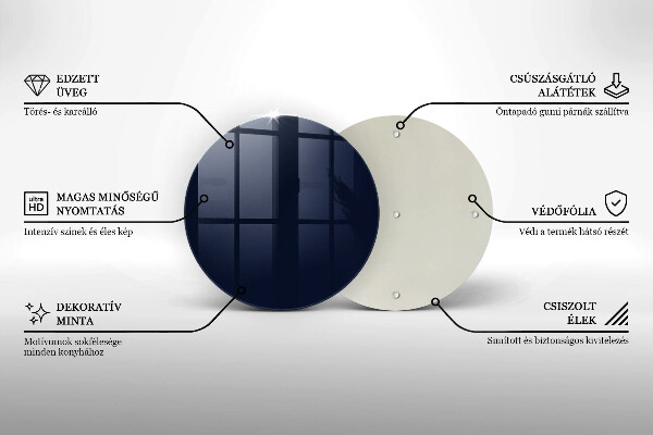 Deska kuchenna Kolor granatowy
