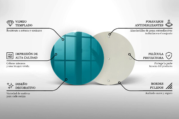 Deska kuchenna Kolor turkusowy