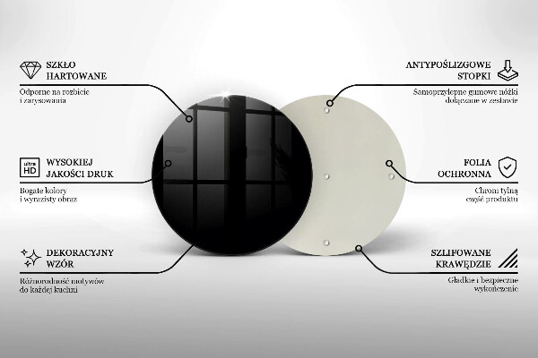 Deska kuchenna Kolor czarny