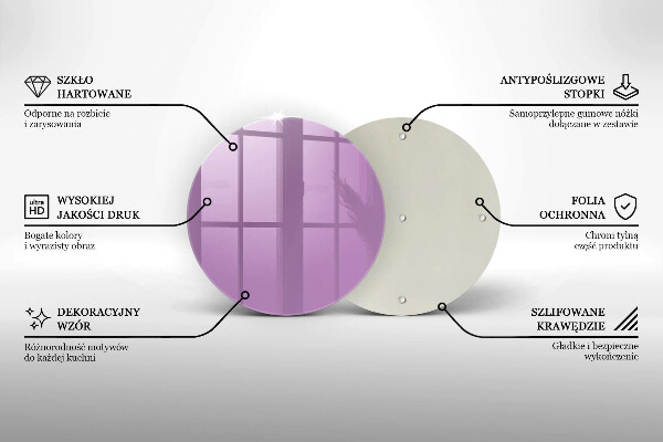 Deska kuchenna Kolor fioletowy