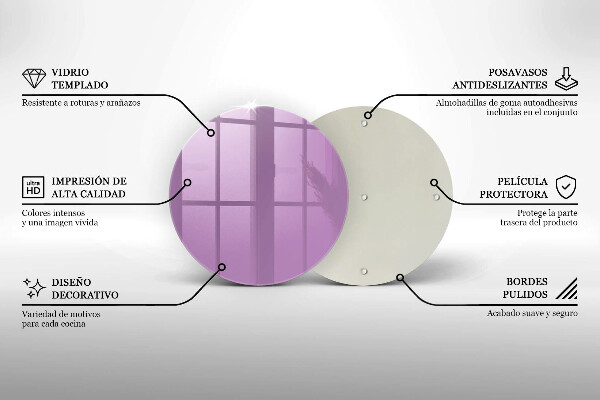 Deska kuchenna Kolor fioletowy