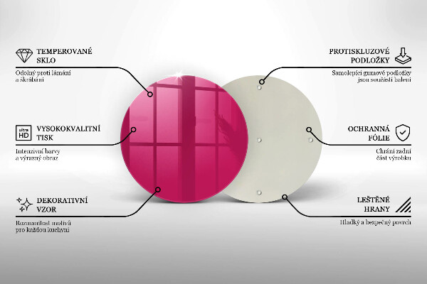 Deska kuchenna Kolor różowy