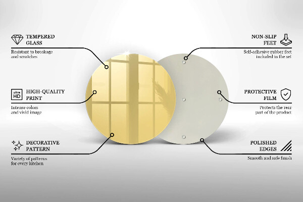 Deska kuchenna Kolor żółty