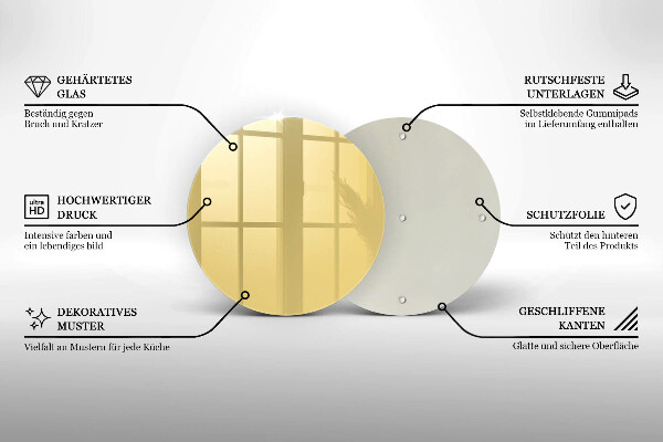 Deska kuchenna Kolor żółty