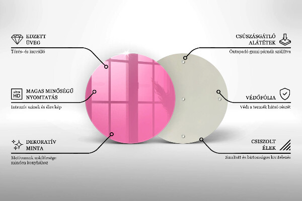 Deska kuchenna Kolor różowy