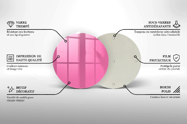 Deska kuchenna Kolor różowy