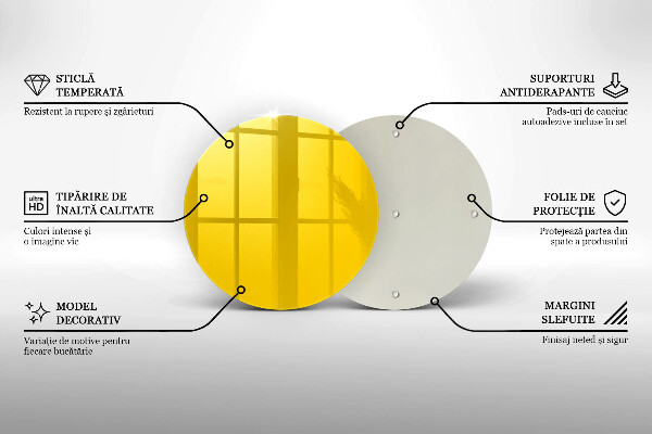 Deska kuchenna Kolor żółty