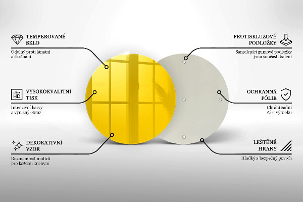 Deska kuchenna Kolor żółty