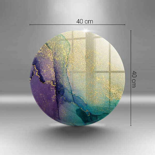 Deska kuchenna szklana Tło ze złotem