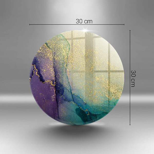 Deska kuchenna szklana Tło ze złotem