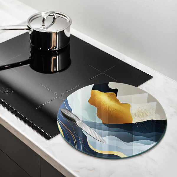 Deska kuchenna szklana Abstrakcyjne góry