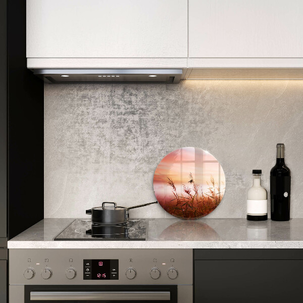 Deska kuchenna szklana Pejzaż pól traw