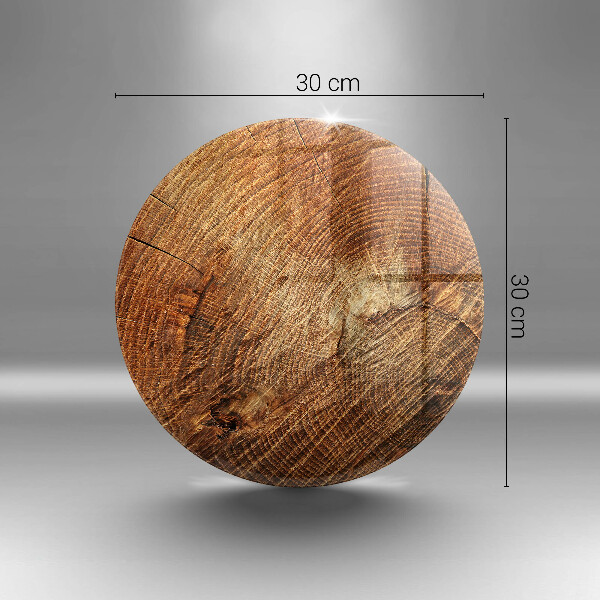 Deska kuchenna szklana Drewno słoje drzewa